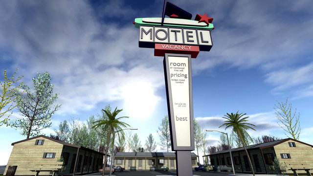 Animation of a motel