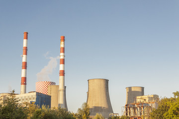 Thermal power station Lagisza, Poland.