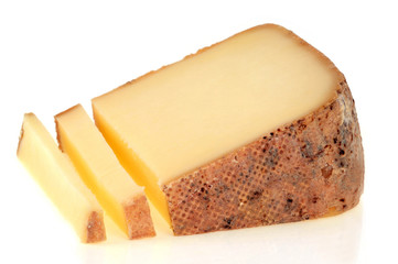 Tranche de fromage coupée