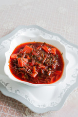 Borsch-Russian national dish