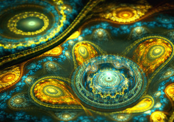 3D rendered fractal background