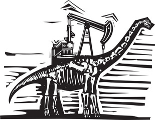 Brontosaurus Oil Well Pump