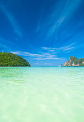 Seascape Azure Horizon Rocks