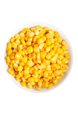 Boiled corn seeds