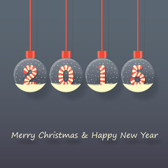 Christmas and new year background
