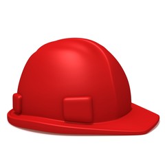 Fototapeta premium Construction helmet 3d illustration