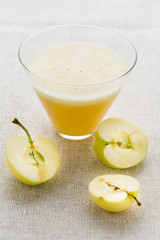 fresh apple juice