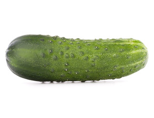 Cucumber vegetable  isolated on white background cutout