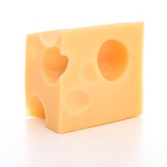 cheese isolated on white background cutout