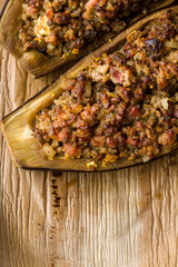 eggplant stuffed with meat