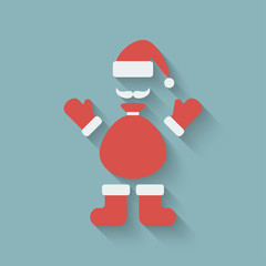 Santa Claus design element