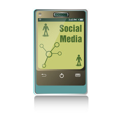 Social media smartphone