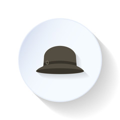 Women's hat flat icon