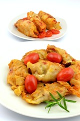 cabbage stuffed with meat