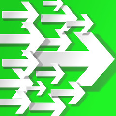 Pfeile weis grün  #141205-svg07