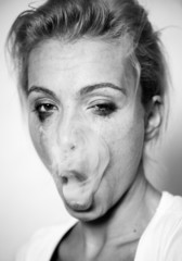 Smoking girl