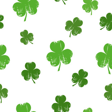St. Patrick's day background with clover.