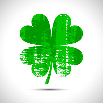 St. Patrick's day background with clover.