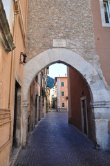 Fototapeta na wymiar Small town of Tagliacozzo, Abruzzo, Italy
