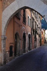 Small town of Tagliacozzo, Abruzzo, Italy
