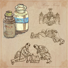 Obraz premium Hong Kong (vector illustrations pack no.4) - Travel.