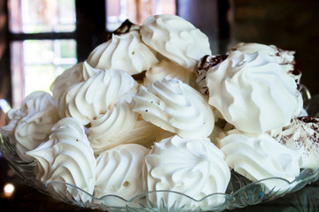 Fototapeta na wymiar Italian meringues