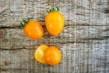 Yellow cherry tomato