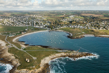 Lampaul-Plouarzel  vue du ciel