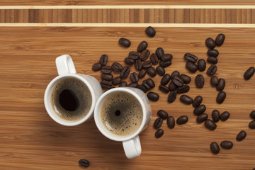 Coffee and beans