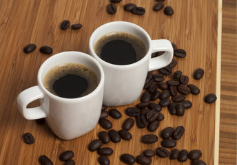 Coffee and beans