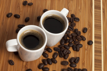 Coffee and beans