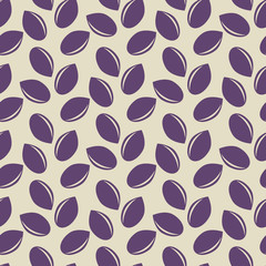 Seamless pattern with seeds
