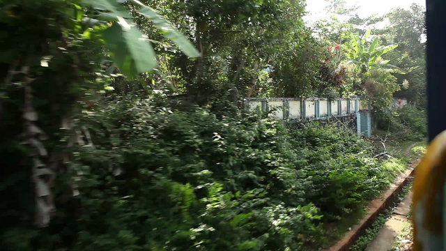 train came forward in a beautiful light in India