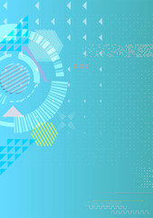 Abstract futuristic business background.