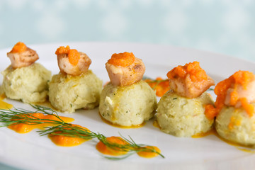 Scallop with Mash Potato