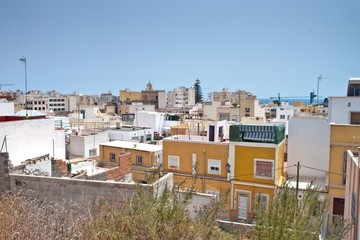 Aerial view of Almeria