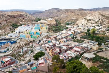 Aerial view of Almeria