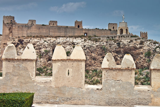Old fortress Alcazaba in Almeria