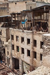 Old houses in medina of Fez