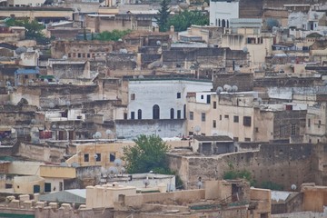 Aerial view of Fes