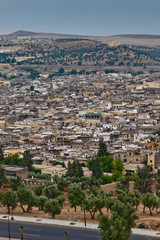 Aerial view of Fes