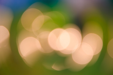 art bokeh yellow lights  soft background