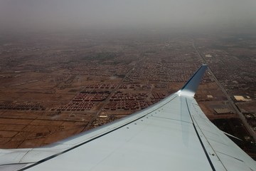 Fototapeta na wymiar Aerial view of Marrakesh