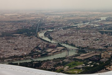 Aerial view of Seville
