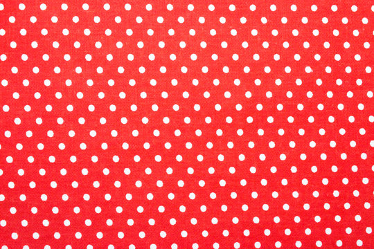 Red Polka Dot Fabric