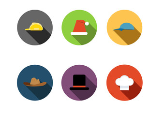 hat ,Flat style