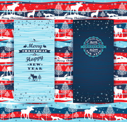 Merry Christmas background with Typography.