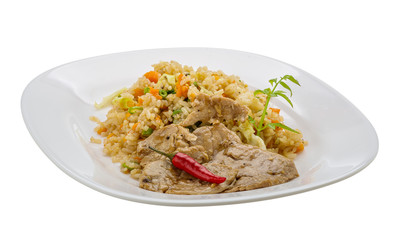 Fried rice with pork