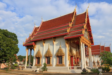 Naklejka premium Temple at Wat Nong Sano, Nongkam, Nongkae, Saraburi