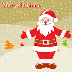 Cute santa claus illustration